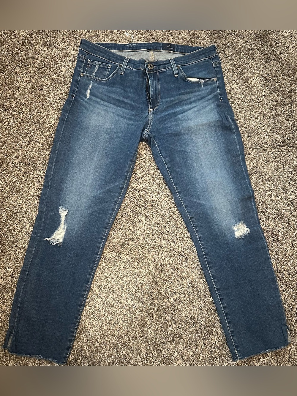 AG Adriano Goldschmied Women’s The stilt Crop Cigarette crop sz 30